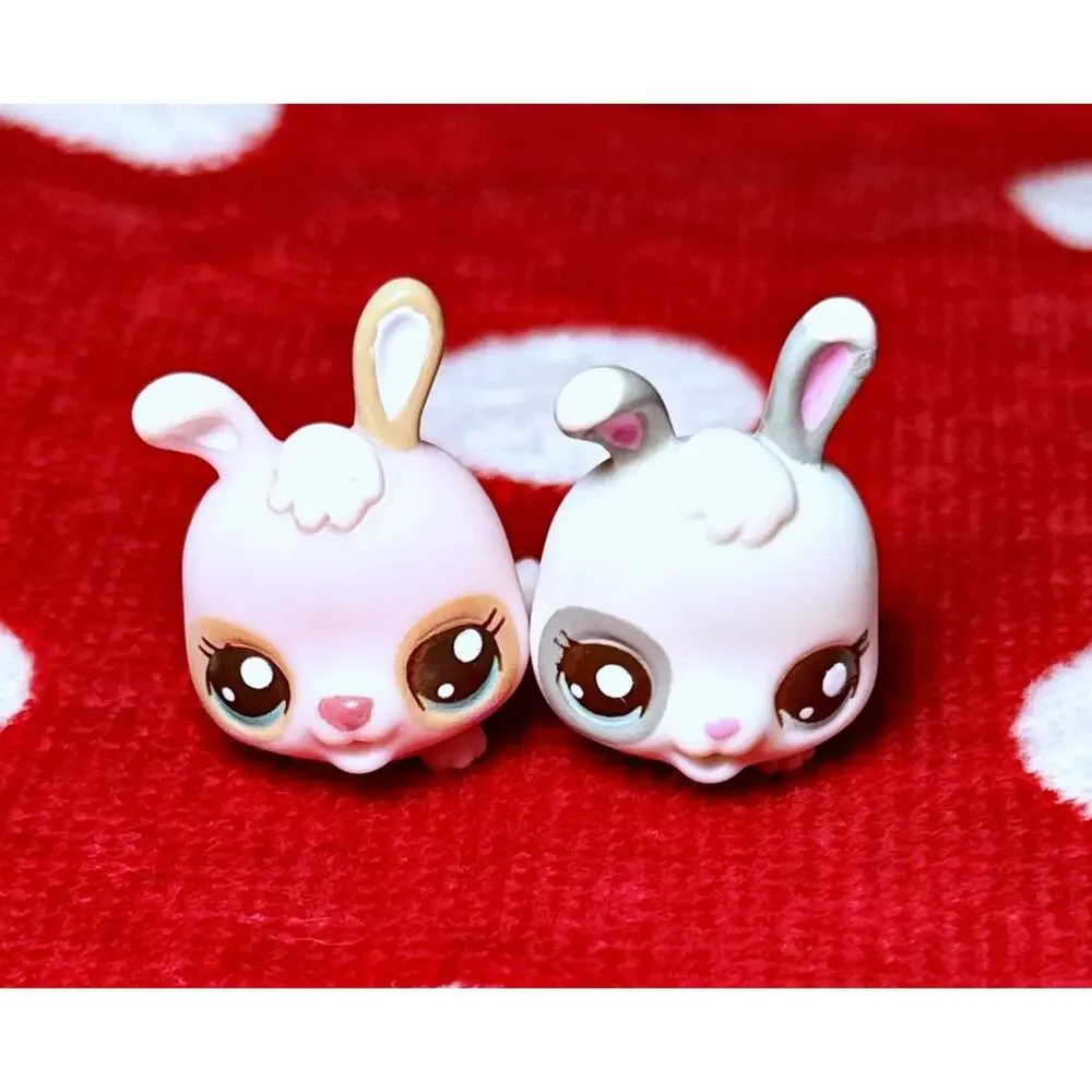 Authentic LPS Littlest Pet Shop #2669 #2629 Cutest Pets Baby Bunny Rabbit Nap - Picture 4 of 8